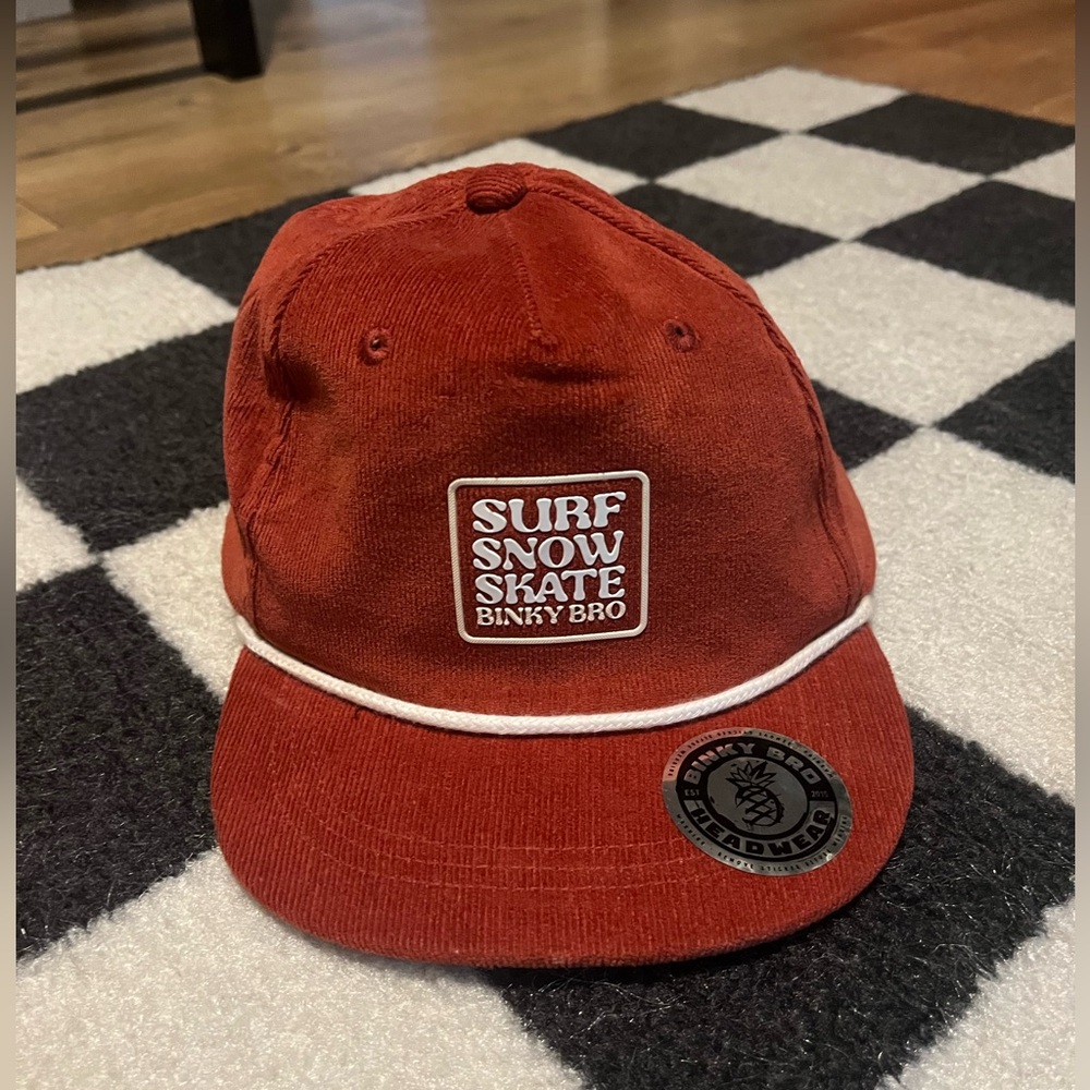 Binky bro rust orange hat size youth pretty much brand new